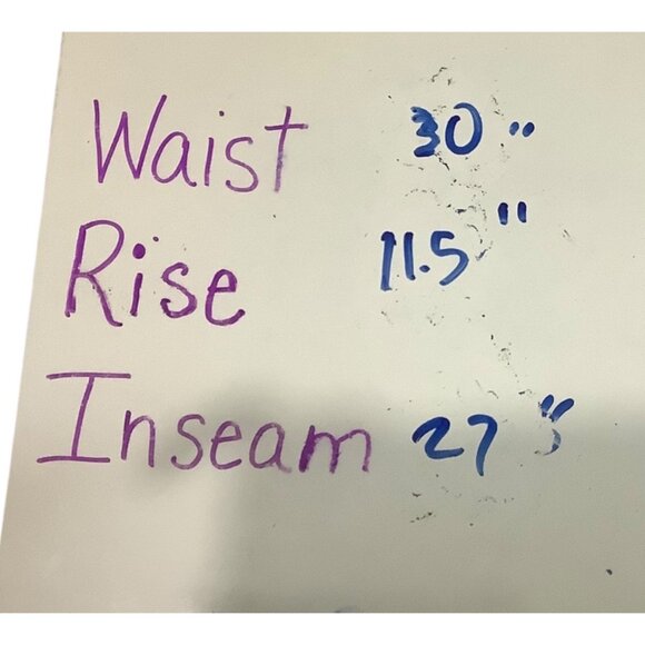 Zara Yellow Women Pants Size 29 European Grown Linen Straight Leg Button Pockets - Picture 4 of 6